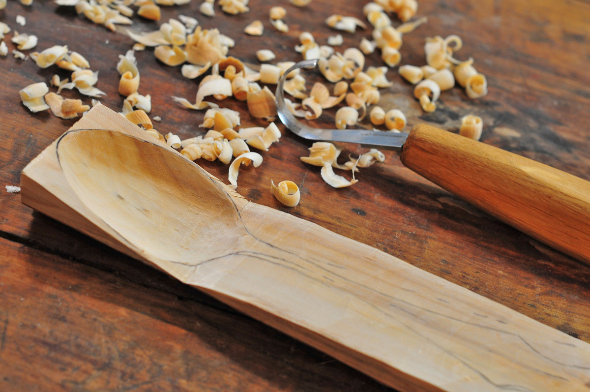 Jak vyříznout dřevěnou lžíci?